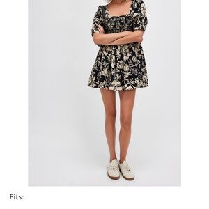 Free People Dear Delilah Mini Dress XS